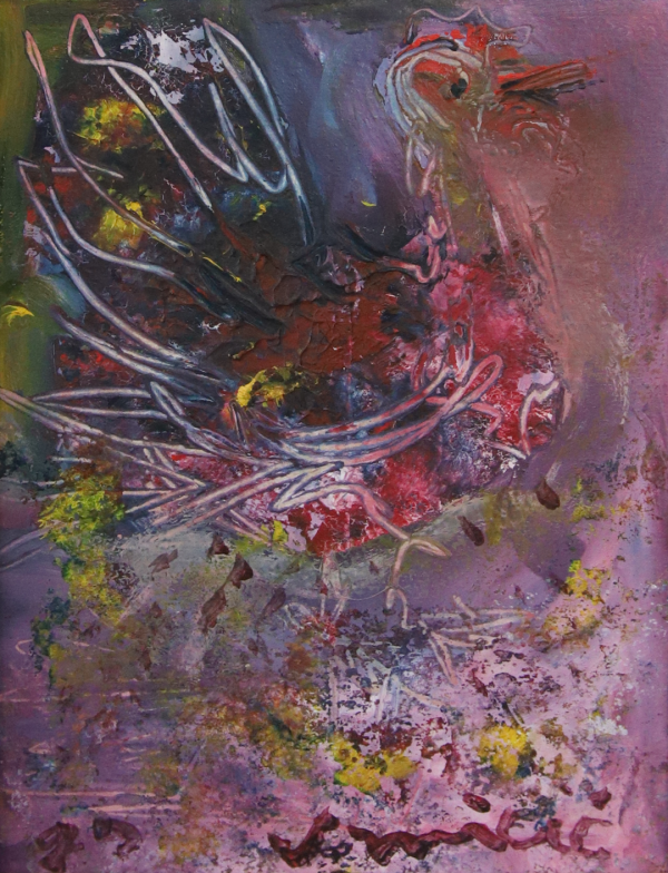 Ćuran – Micić, Ulje na šperu (18 x 12), 2008. godina