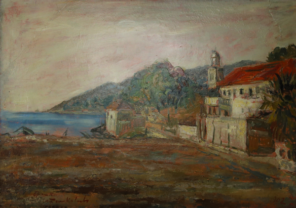 Hvar – Branko Lale Stanković, Ulje na lesonitu (50 x 70), 1962. godina