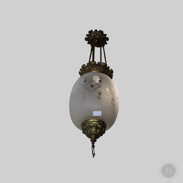 Lampion – bogati mesingani pozlaćeni okov, 1930. godina