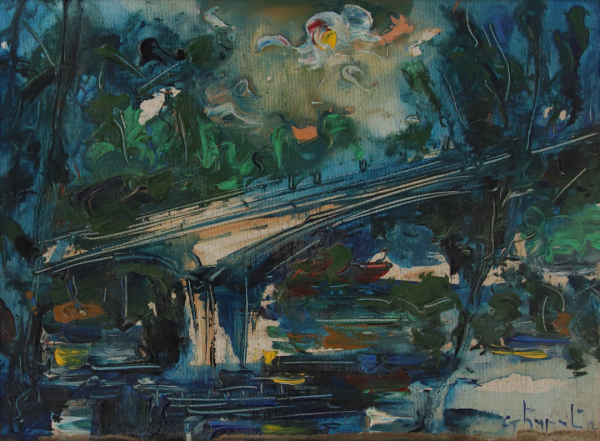 Most – Stojan Đurić, Ulje na platnu (45 x 32), 2012. godina