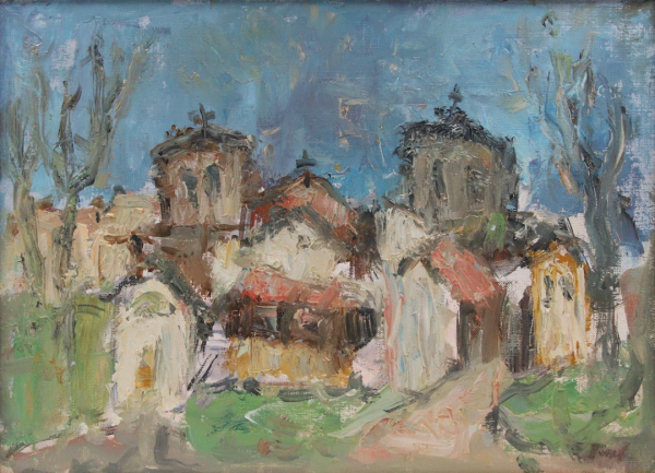 Pećka Patrijaršija – Stojan Pacov, Ulje na platnu (40 x 32), 2005. godina