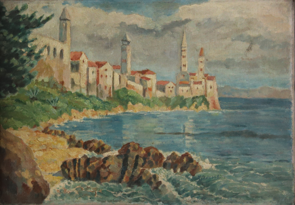 Pejzaž – Ljiljana Antić, Ulje na platnu (24 x 34), 1940. godina