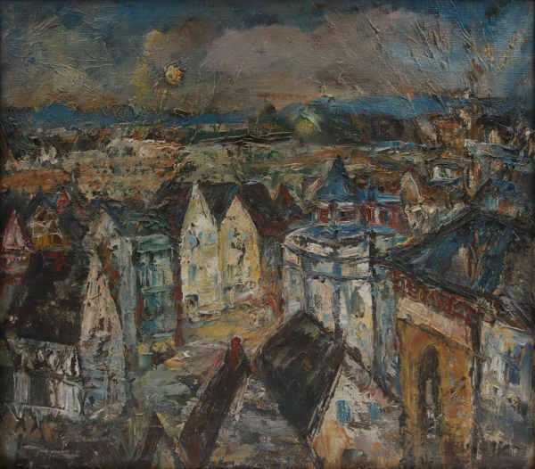 Ruska slika – Sokolova, Ulje na platnu (47 x 42), 1990. godina